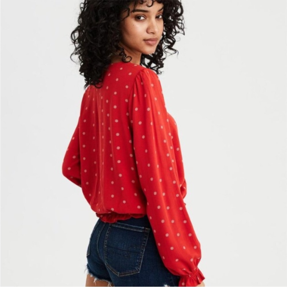 American Eagle Bubble Blouse View 2
